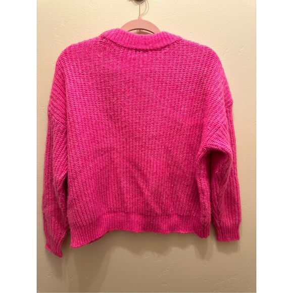 Aerie Pink Knit Pullover Sweater Size Small - Picture 4 of 4